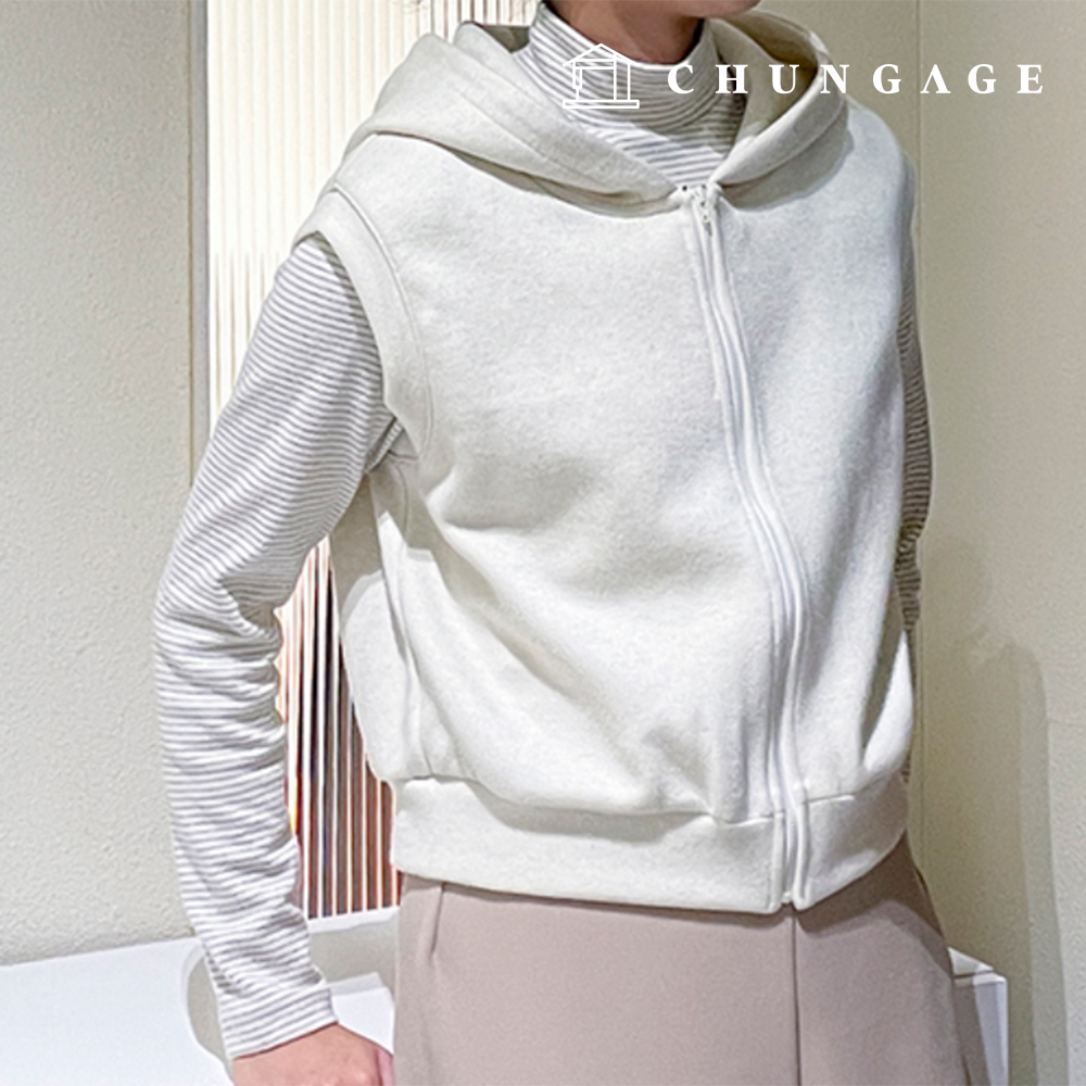 Patterns Women's Crop Overfit Hooded Vest Vest Making P1828