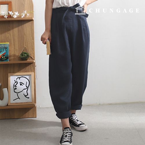 Patterns Women's Casual Overfit Banding Pants Pants Making P1543