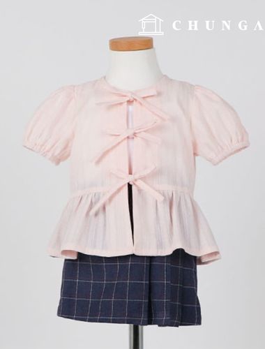 Patterns Children Semi Crop Blouse Clothes Making P1816