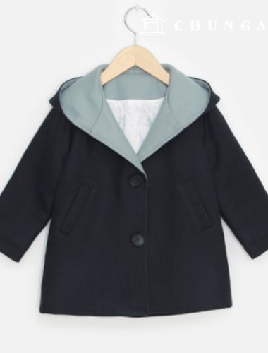 Patterns Children Classic overfit Hood Coat Clothes Making P1486