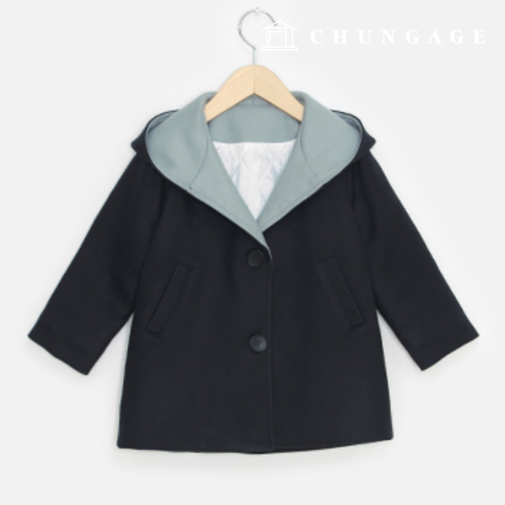 Patterns Children Classic overfit Hood Coat Clothes Making P1486