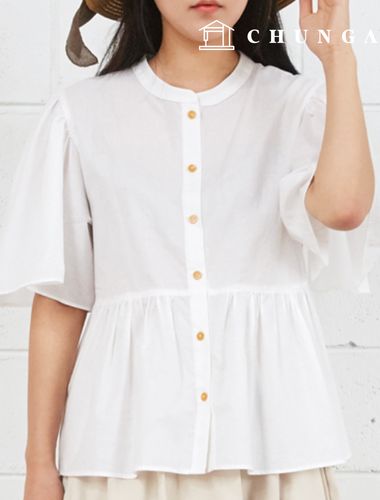 Patterns Women's Lovely Shirt Blouse Clothing Making P1818