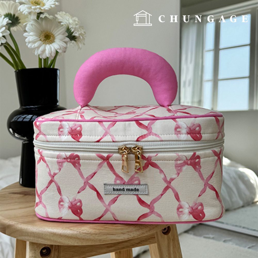 Patterns Handle Key Point Color Combination Pouch Making P1805