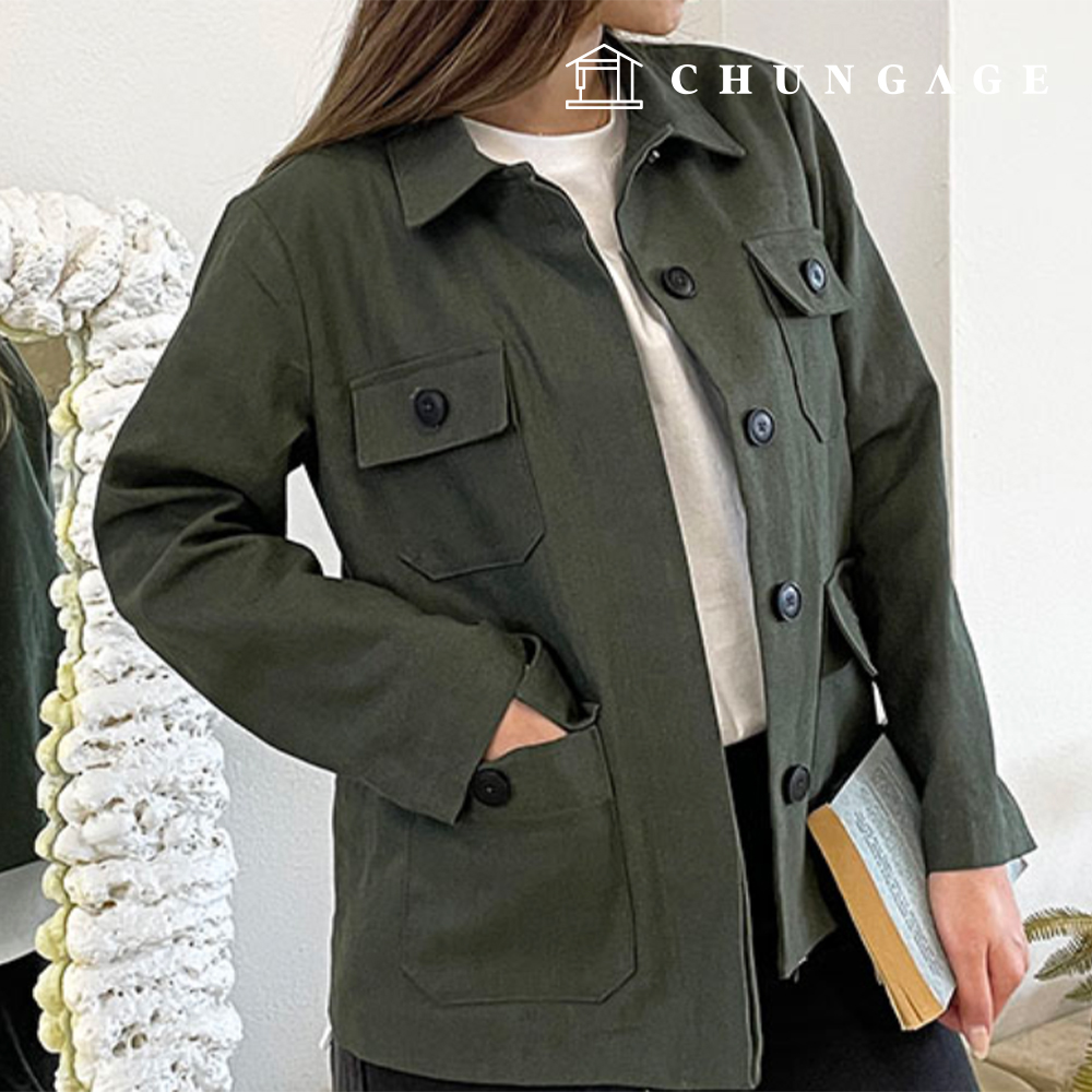 Patterns Women's Daily Cargo Style Jacket Making P1775