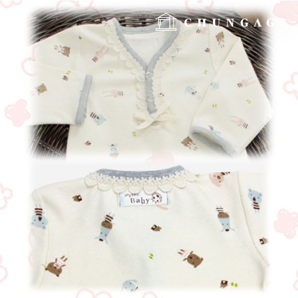 Patterns Infant Silver Nano Antibacterial Organic Fabric Bodysuit Making P739