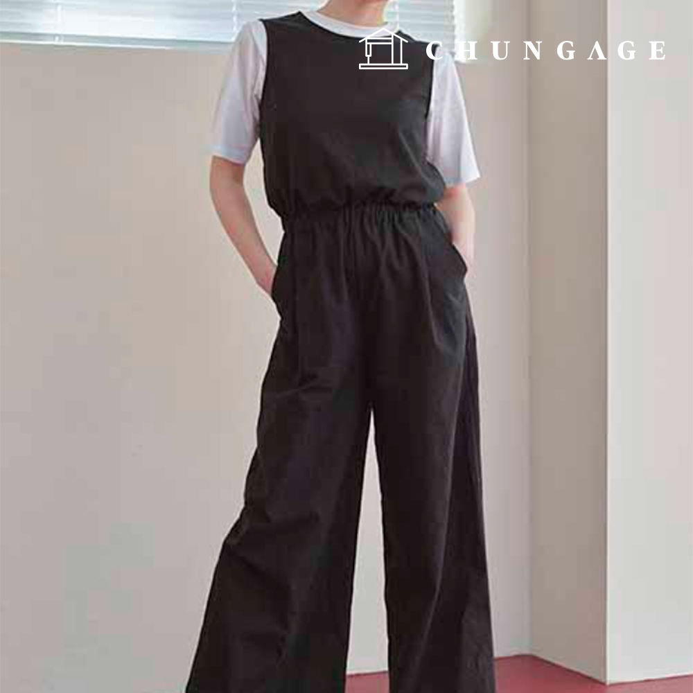 Patterns Women's Simple Banding Wrap Jumpsuit Making P1707