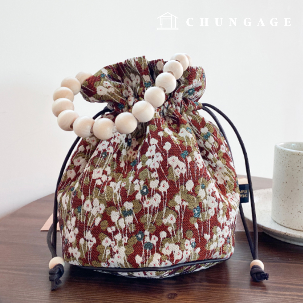 Patterns Bag simple, double-breasted bucket bag P1770