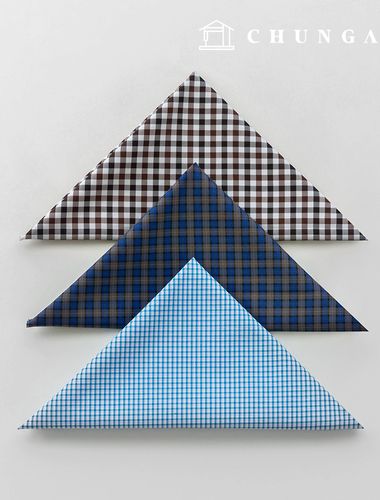 Fabric Package Check Span Scrap Fabric Scrap Fabric Doll Dog Clothes Making 3 Types A 31