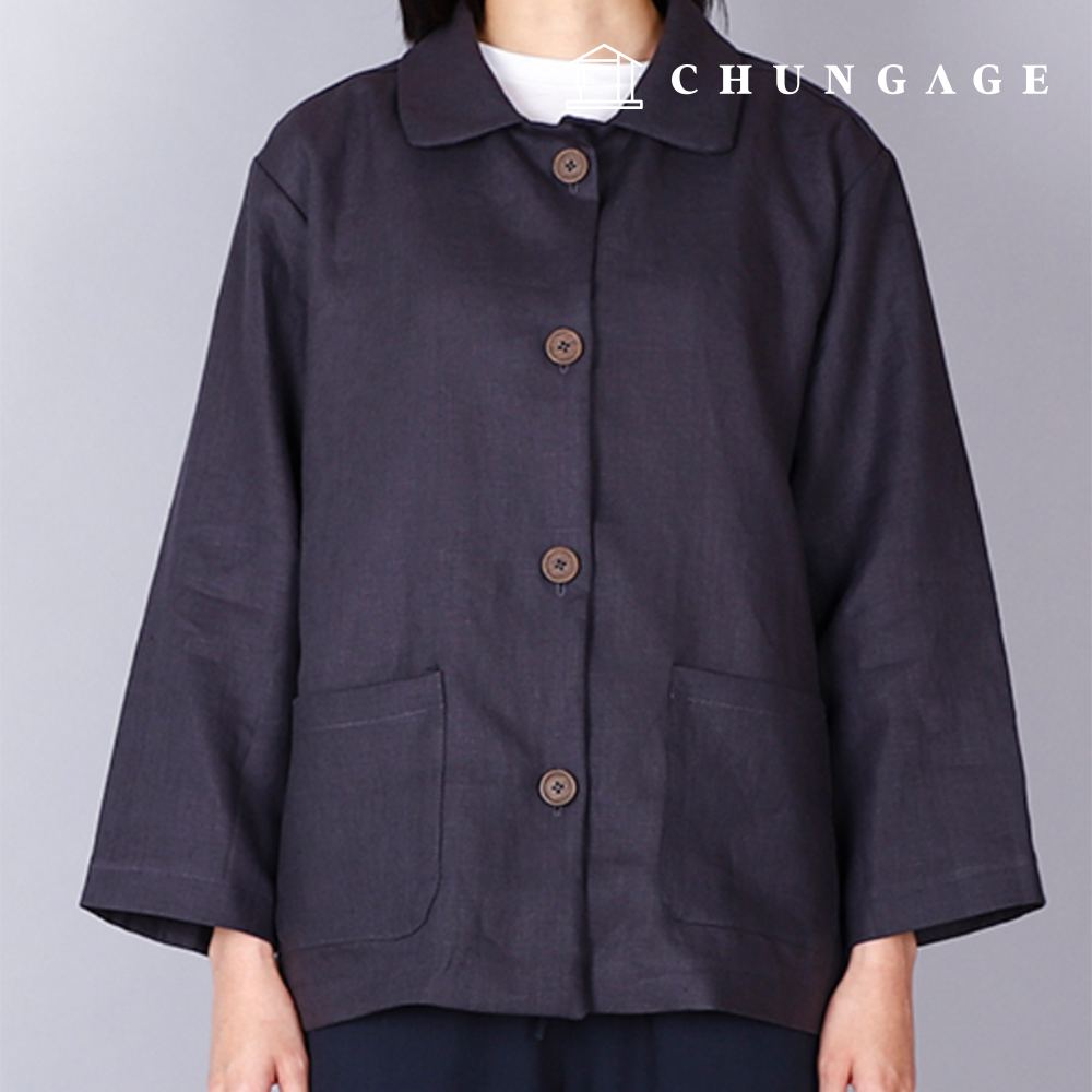 Patterns Women's Flat Collar Single Jacket Clothing Making P1735