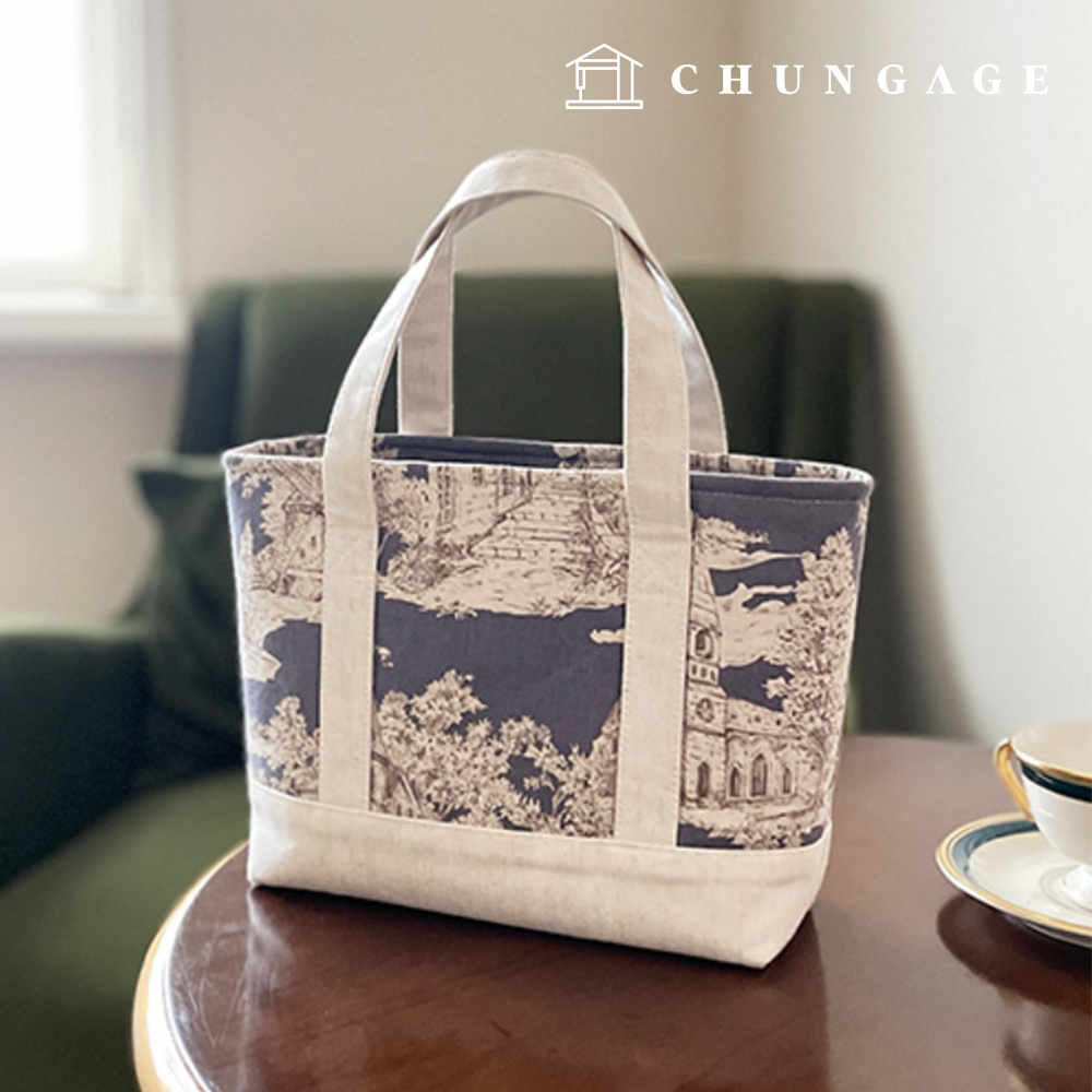 Patterns Bag Basic simple color combination tote bag P1738