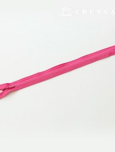 Console Zipper Single Sol Zipper Hidden Zipper 25cm Hot pink