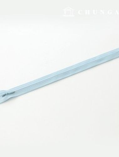 Console Zipper Single Sol Zipper Hidden Zipper 25cm Sky Blue