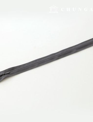 Console Zipper Single Sol Zipper Hidden Zipper 25cm Dark Gray