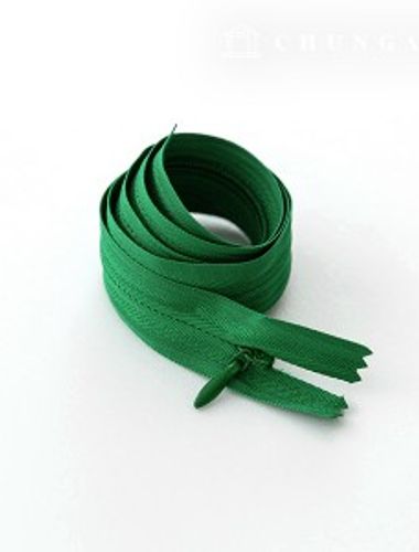 Console Zipper Single Sol Zipper Hidden Zipper 60cm Green