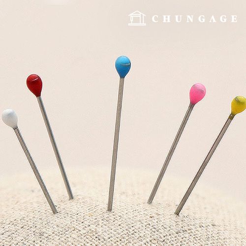Hour pin mini ball bead pin ball color mix 58372