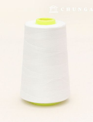 Overlock thread sewing thread sewing thread sewing machine thread 40 count 2 sum smart sewing thread White 32354