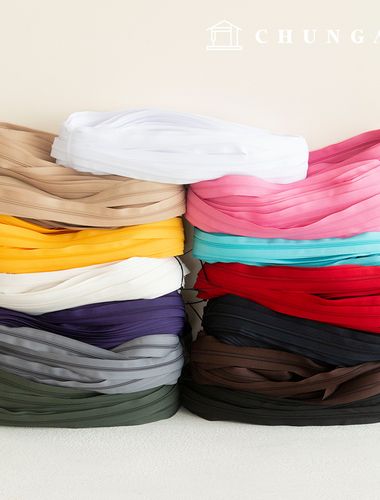 Roll zipper coil zipper 40 yard 100 yard home fashion zipper size 4 13 types