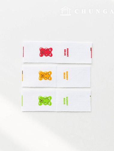 Cotton Label, Jelly Bear, 3-piece set