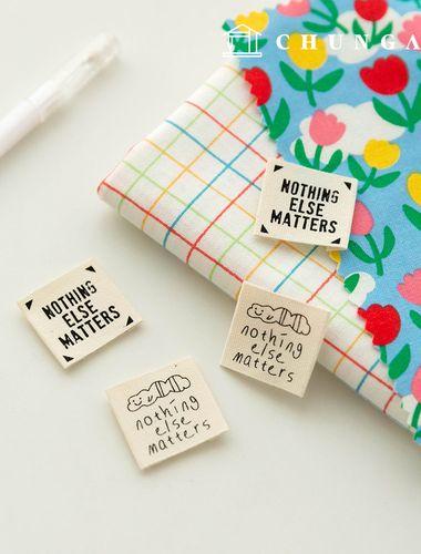 Cotton Label Double-Sided 5Piece Nothing Else Metal KL089