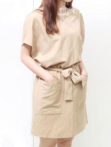 Patterns Women's Loose Over-the-Shoulder One-Piece Clothing Making P442