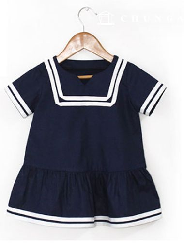 Patterns Children Sailor Style One Piece Clothing Making P433
