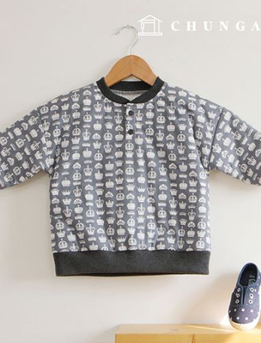 Patterns Children's Henley Neck Padded T-Shirt Making P510