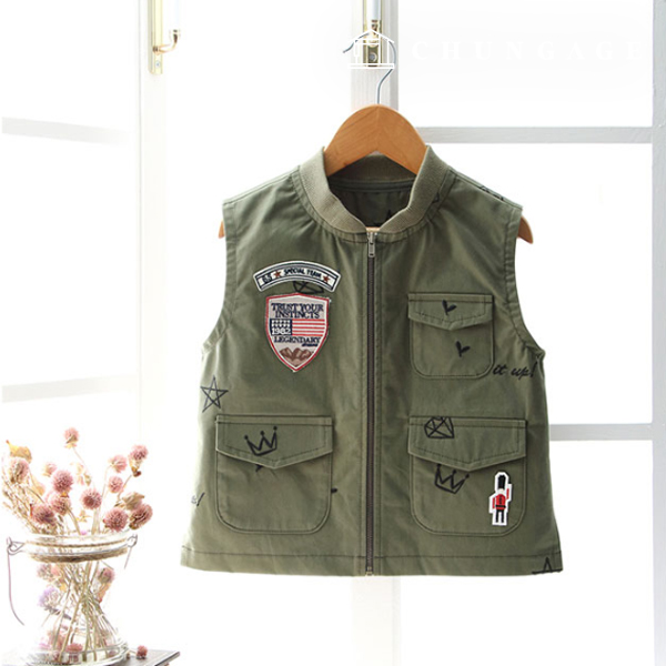 Patterns Children field jacket Vest Clothes making P698