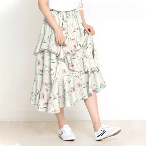 Patterns Women's Cancan Unbalanced Skirt Clothing Making P576