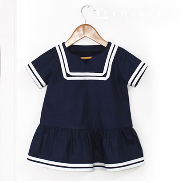 Patterns Children Sailor Style One Piece Clothing Making P433