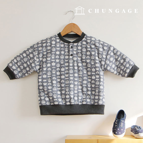Patterns Children's Henley Neck Padded T-Shirt Making P510