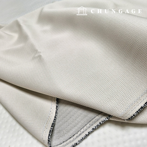 Curtain fabric blackout fabric triple poly wide width blackout fabric 10 count antibacterial ivory