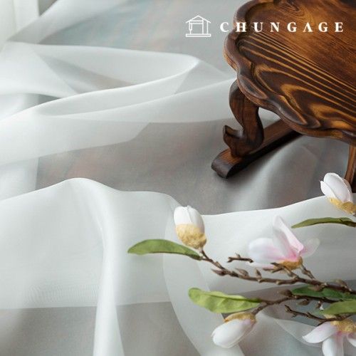 Hanbok fabric crystal nobang 290cm wide mesh fabric petticoat fabric scented bag