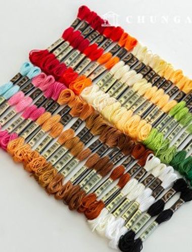 French Embroidery Thread Cross Stitch 50 Colors Set