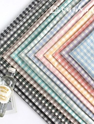 Waterproof Cloth Laminate Non-toxic TPU Melange Washing 30 count Wide Width Wannabe Check 12 types