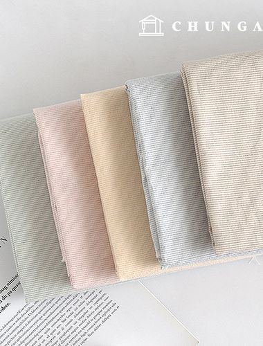 cotton fabric Melange yarn-dyed Washing Fabric Wide Width Vintage Plain 5 types of ES series