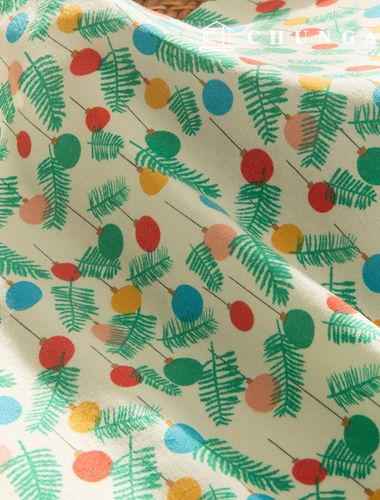 Cotton napping microfiber fleece fabric Winter 20 count leaf fabric bubbly