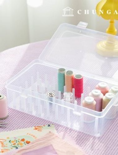Small sewing thread storage case 42 roll bobbin organization sewing thread organization case
