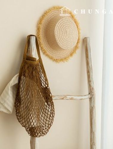 Net bag Net bag Eco-friendly net bag Zero waste mesh bag Brown