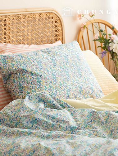 Cotton fabric floral pattern Flower Fabric 20 count flamme 375