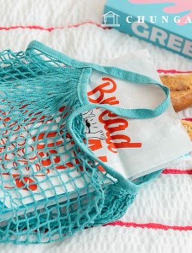 Net bag Net bag Eco-friendly net bag Zero waste mesh bag Sky