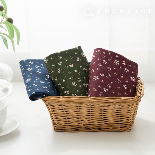 Cotton Fabric Flower Pattern Flower Fabric 20 count Wide Width Chloe 3 types