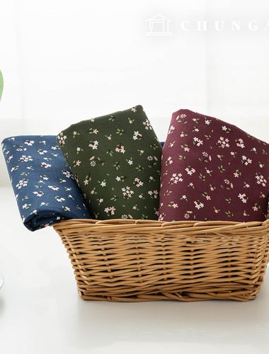 Cotton Fabric Flower Pattern Flower Fabric 20 count Wide Width Chloe 3 types