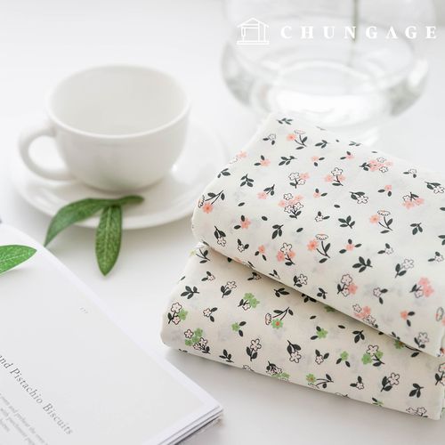 Cotton Fabric Flower Pattern Flower Fabric 20 count Wide Width Olivia 2 types