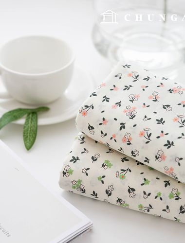 Cotton Fabric Flower Pattern Flower Fabric 20 count Wide Width Olivia 2 types
