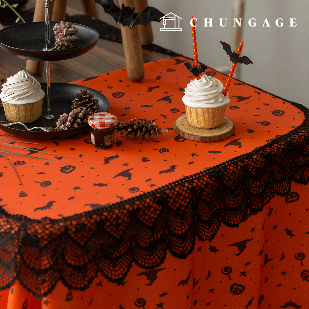 Waterproof Cloth DTP Waterproof Fabric Wide Width Halloween Party Fabric Tricky W151