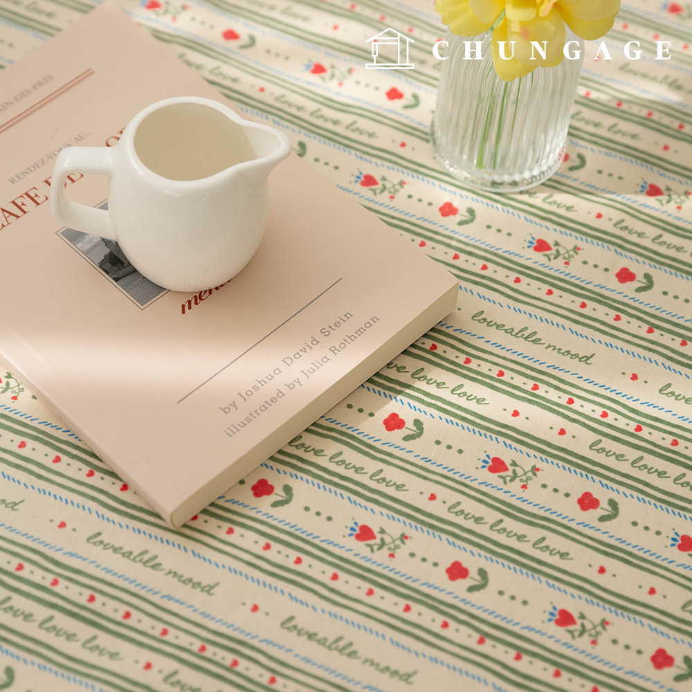 Waterproof Cloth Stripe Flower Laminate Waterproof Fabric TPU Love Stripe