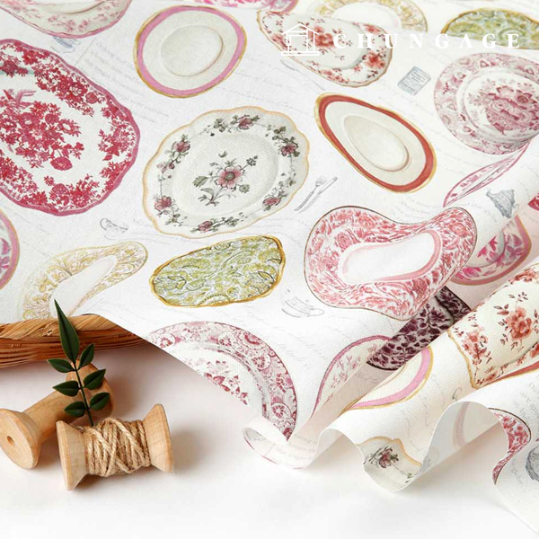 Oxford fabric cotton 20 count eco-friendly DTP European plate Pink MOX1877