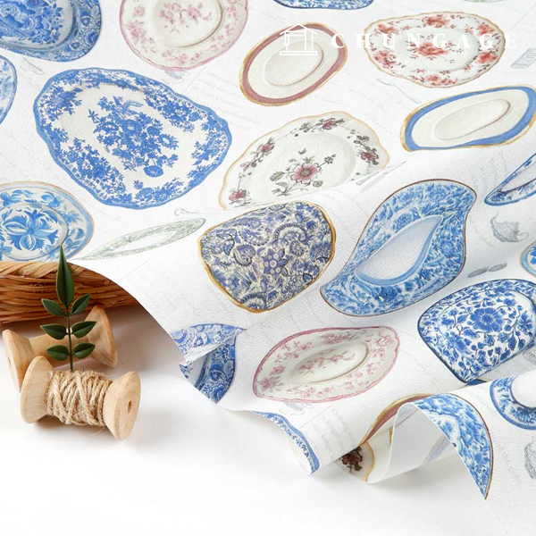 Oxford fabric cotton 20 count eco-friendly DTP European plate Blue MOX1878