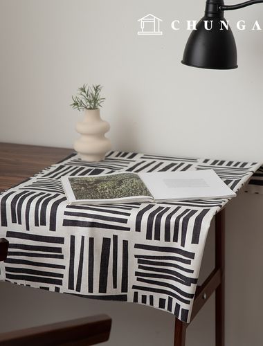 Cotton fabric canvas patterns fabric simple plaid