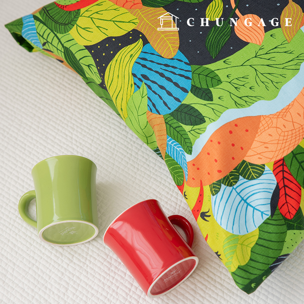 Cotton canvas patterns fabric dream garden
